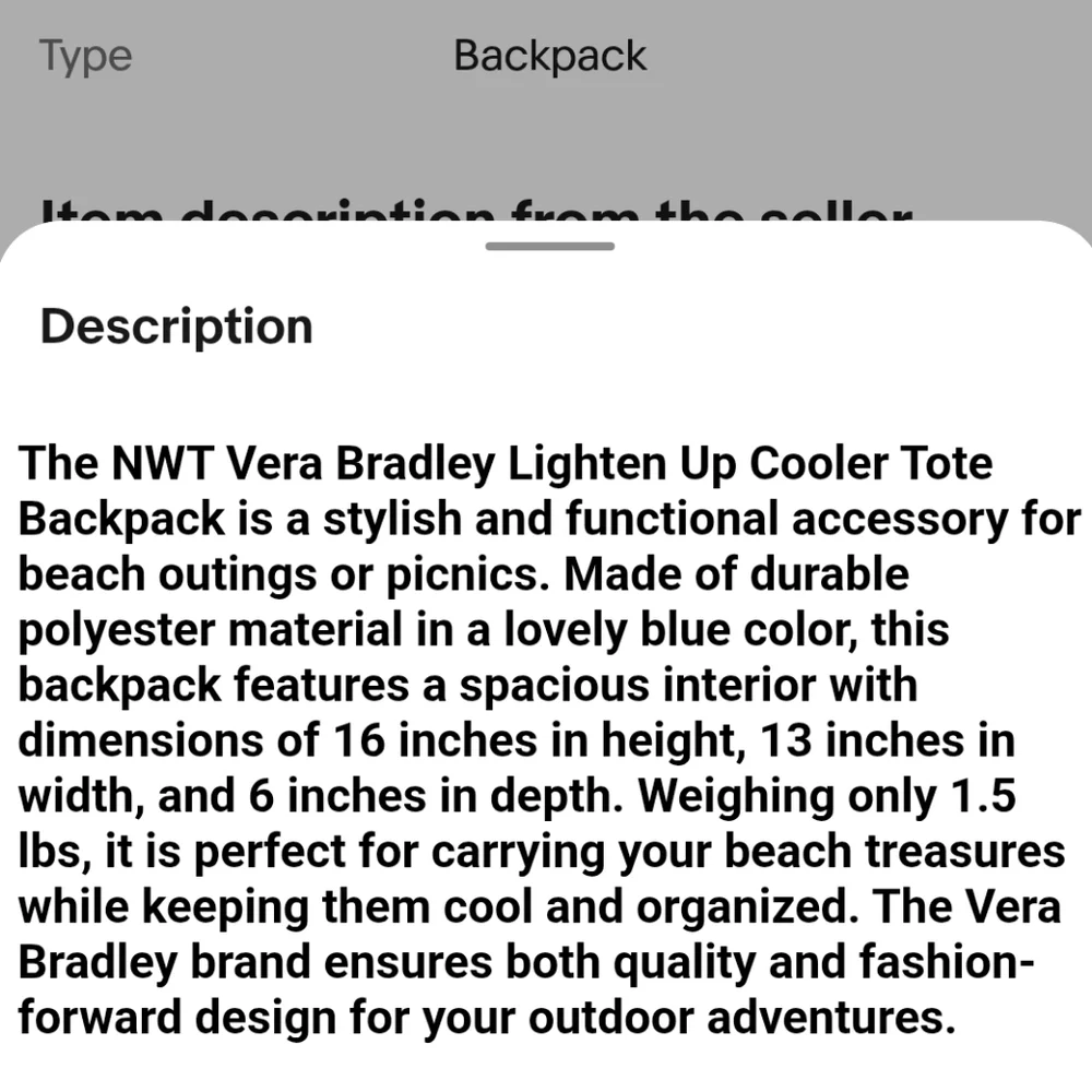 Vera Bradley new details